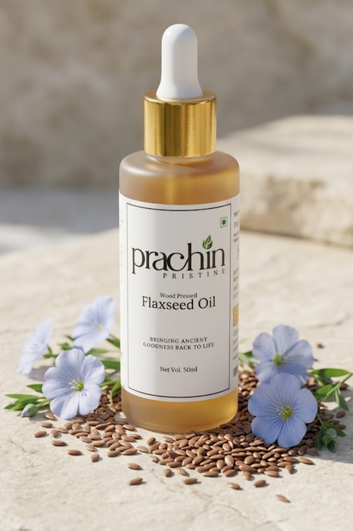 Wood Pressed Flaxseed Oil
