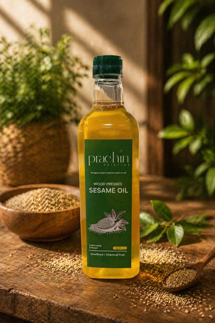 Wood Pressed Sesame Oil
