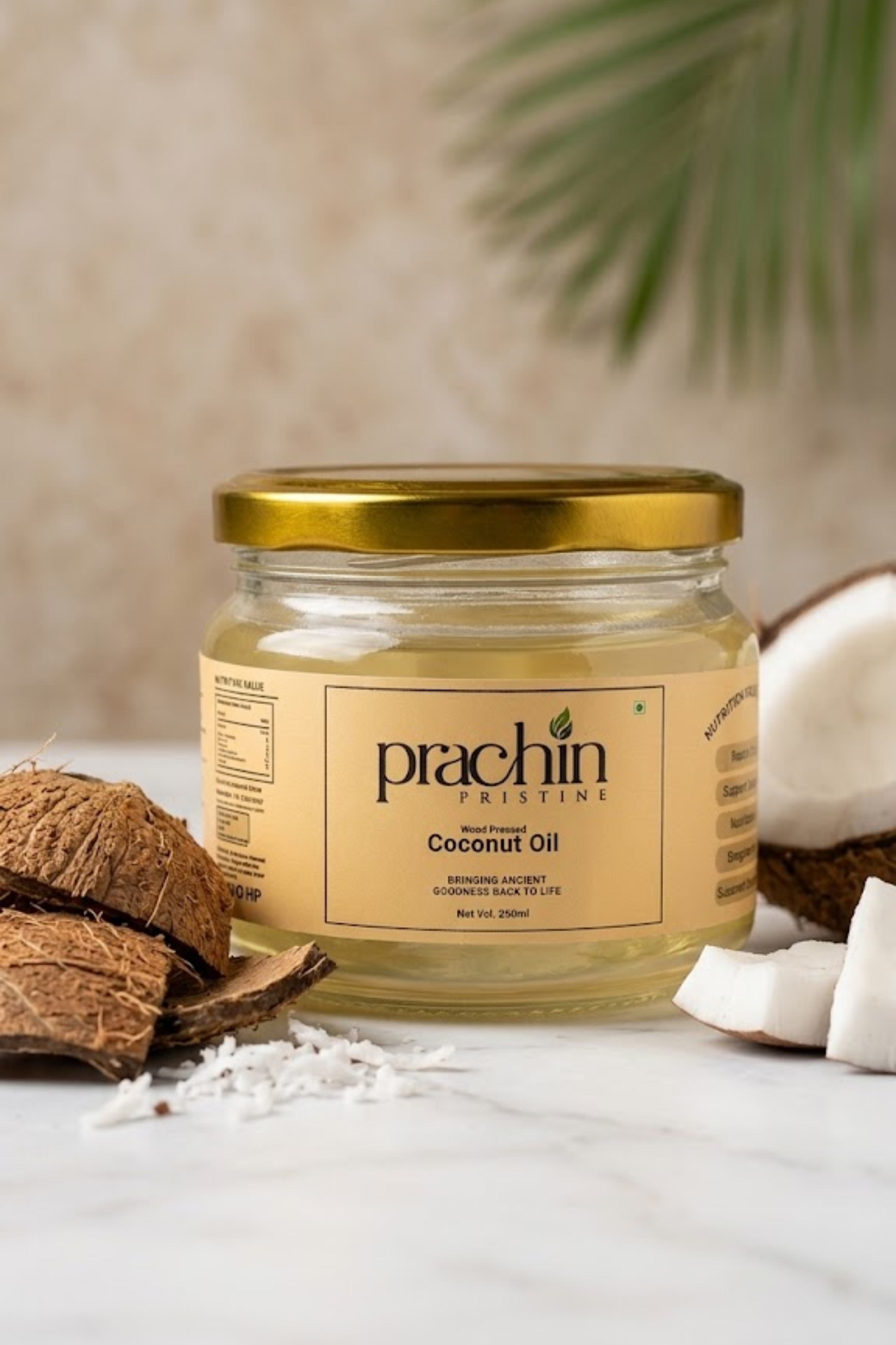 Wood Pressed Coconut Oil