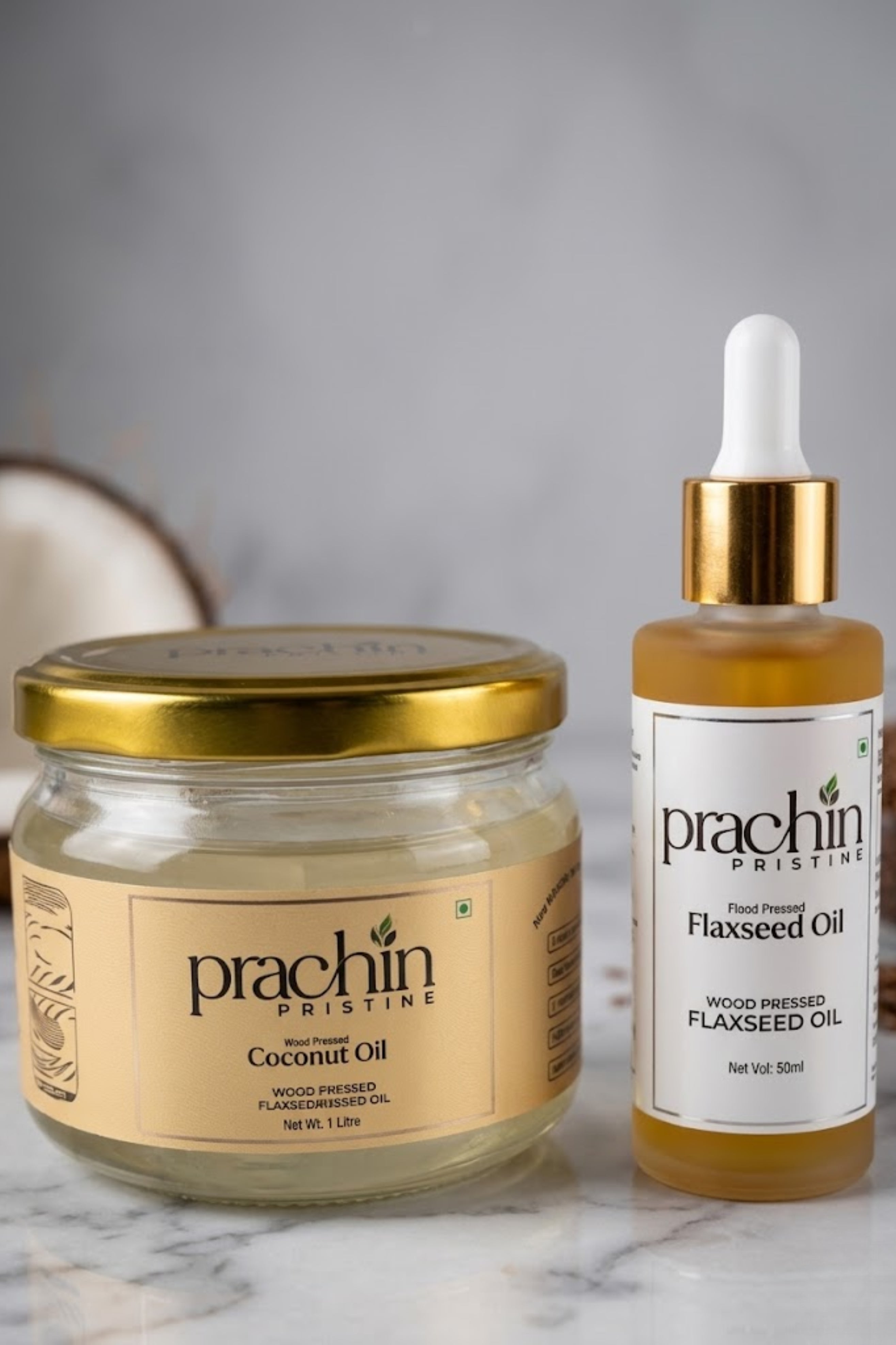 Coconut & Flaxseed Oil Combo